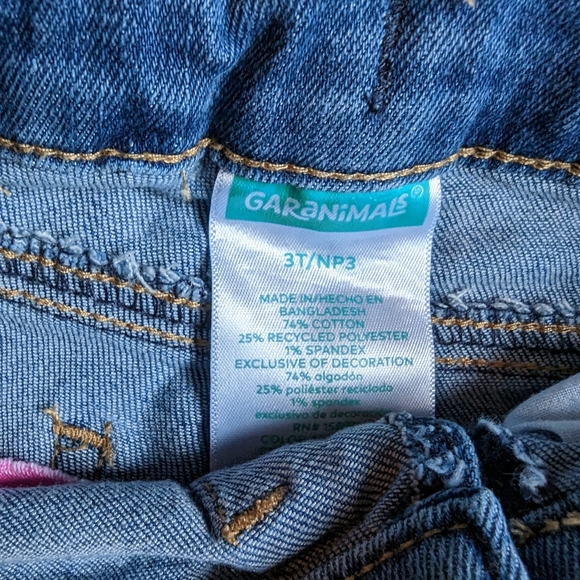 Custom Peppa Pig 3T Distressed Jean Shorts - Picture 3 of 3